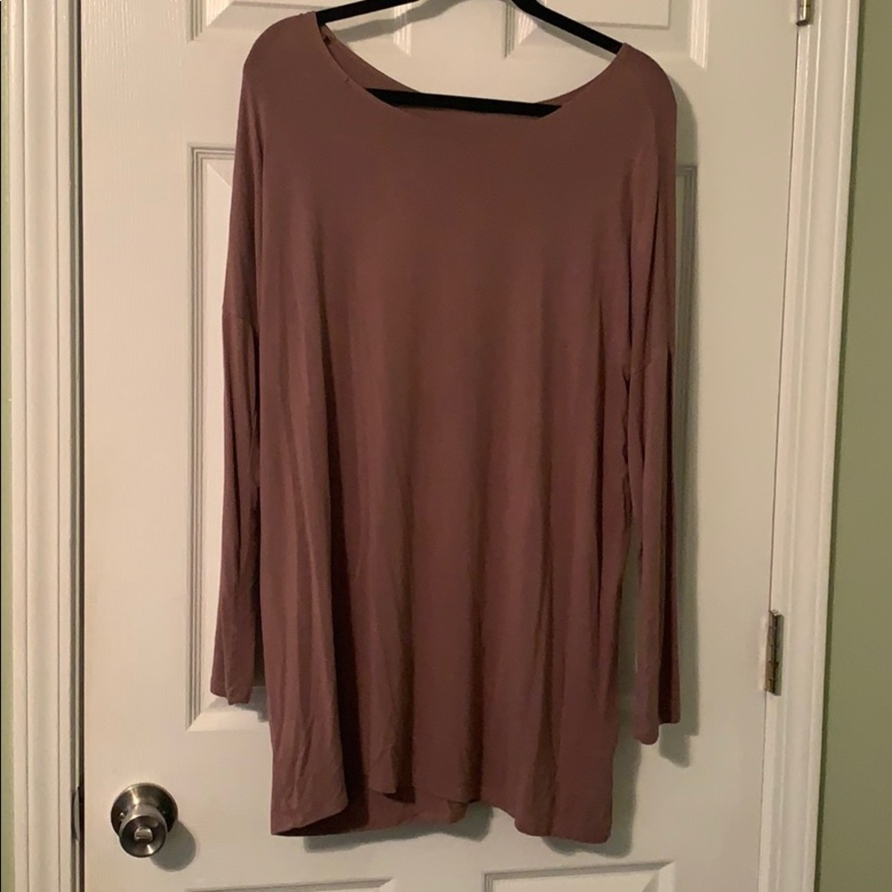 Piko tunic mauve color top L